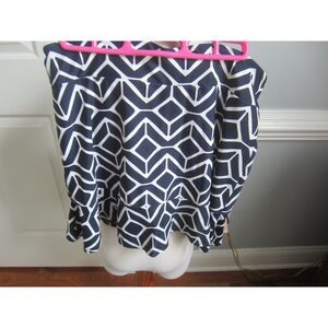 Jude Connally Navy & White Geometric Skort Pickleball Tennis Golf USA Size Small